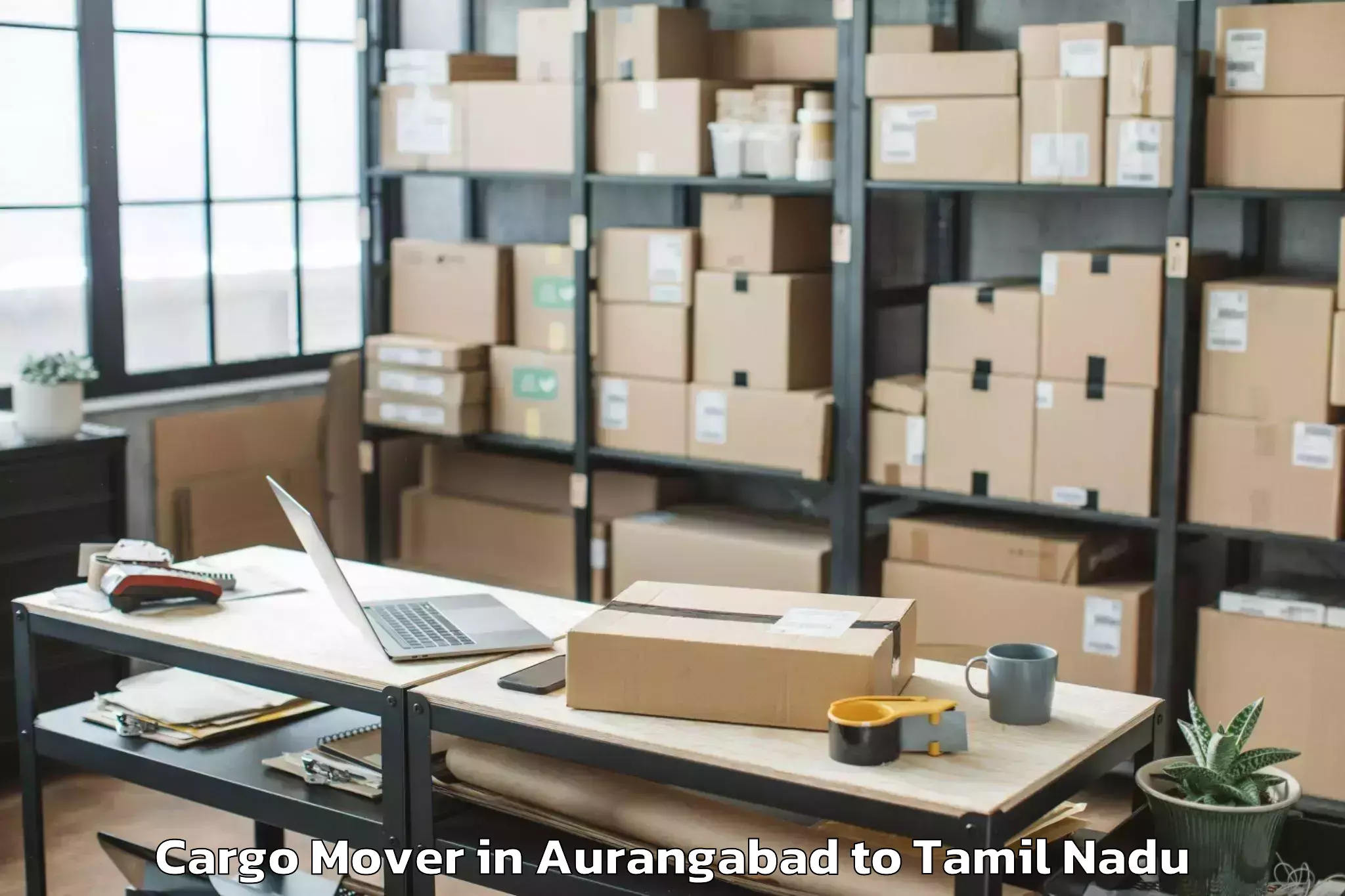 Quality Aurangabad to Udumalaippettai Cargo Mover